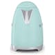 Vannkoker Smeg Retro KLF03PGEU Pastellgrønn i Rustfritt Stål