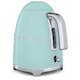Vannkoker Smeg Retro KLF03PGEU Pastellgrønn i Rustfritt Stål