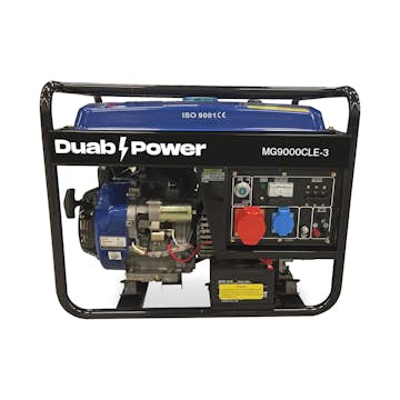 Strømaggregat Duab-Power MG9000CLE-3 1-fas/3-fas Bensin