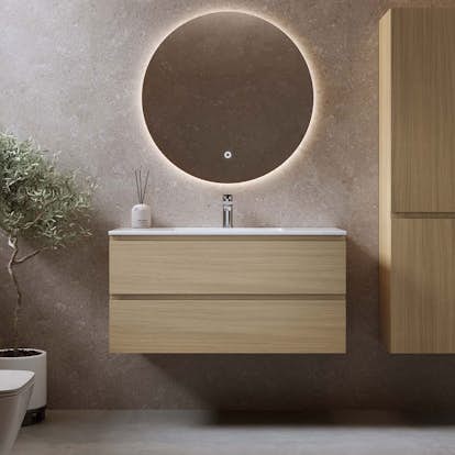 Tvättställsskåp Bathlife Eufori Ljus Ek