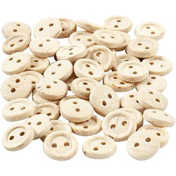 Treknapper Creativ Company Dia 8 mm 2 Hull 50 St/1 Pk