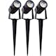 Spotlight Gelia Hagebelysning 3-Pk Sett Inkl Trafo. 5M Kabel Djurö
