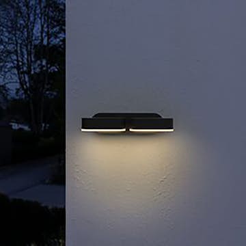 Vegglampe Ledvance Endura Minispot II Grå 13W IP44