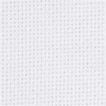 Broderistoff Creativ Company Aida Str 50x50 cm 70 Ruter pr 10 cm 1 stk Hvit