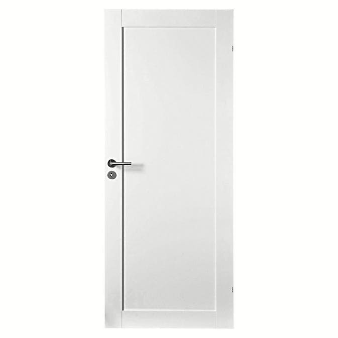 Innerdør Swedoor Unique 01L BxH: 80x210 (dørbladmål: 72,5x204), Hvit S0502-Y Outlet