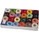 Bomullsgarn Creativ Company Mercerisert Ass Farger 24x20 g/1 Pk