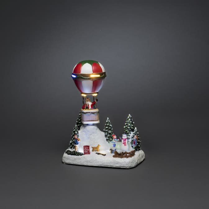 Juleby Mekanisk Gnosjö Kunstsmide Varmeluftballong
