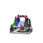 Juleby Gnosjö Konstsmide B/O Mekanisk LED Nisse og Barn