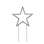 Julestjerne Gnosjö Konstsmide Sort På Pinne LED