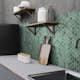 Marmor Arredo Ever Green Hexagon 5x5 cm Polerad
