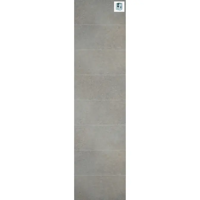 Baderomspanel Fibo 4943 M63 EM Grey Concrete med Monteringsskruer