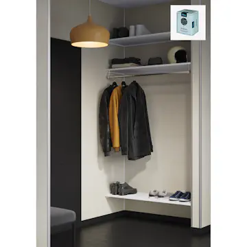 Baderomspanel Fibo 5342 M63 EM Sahara med Monteringsskruer