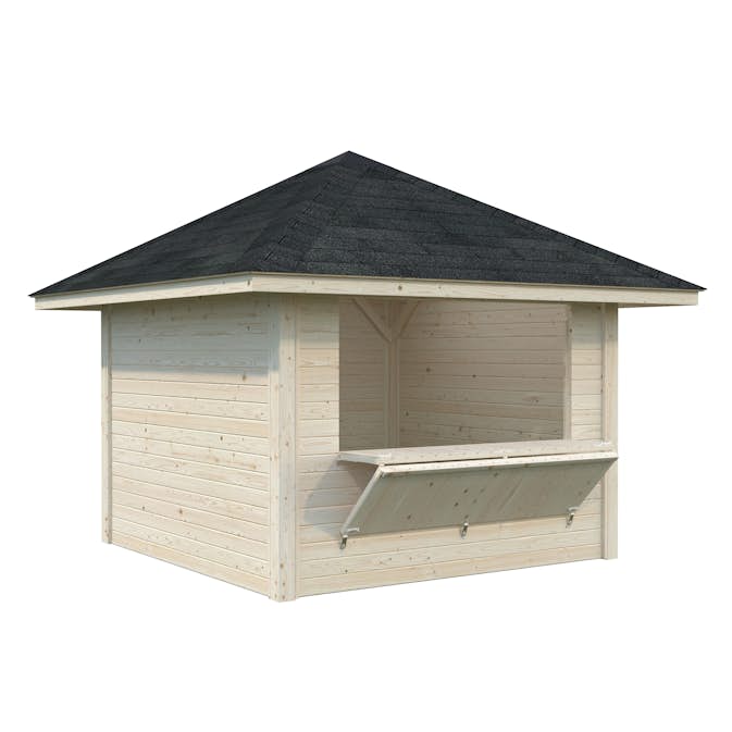 Kiosk Palmako Bianca 8,3 m2 Sett 104