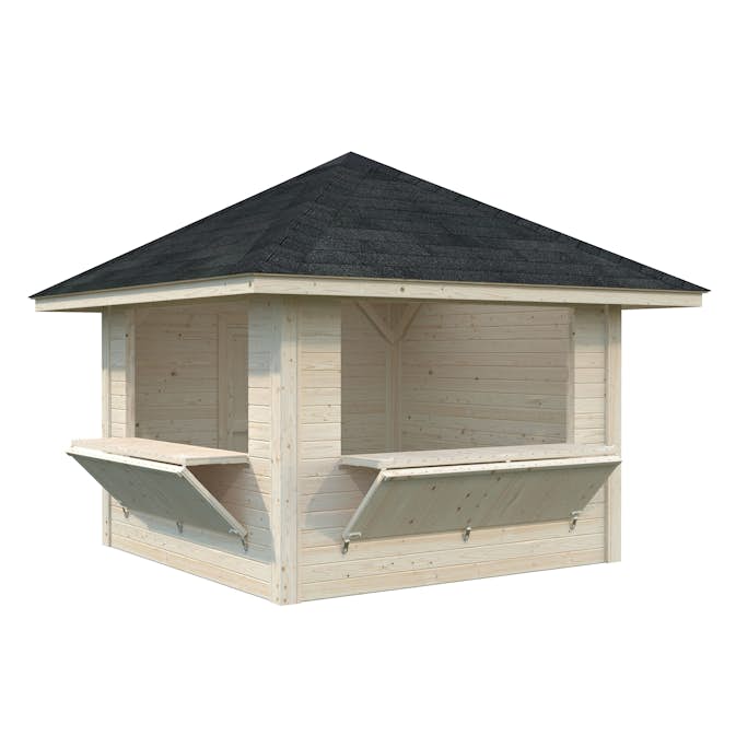 Kiosk Palmako Bianca 8,3 m2 Sett 105