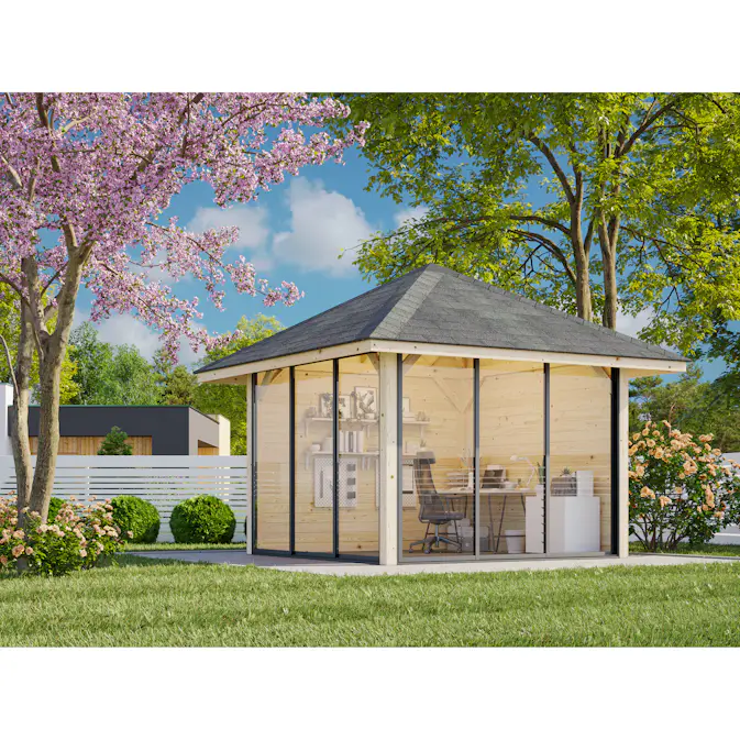 Hagestue Palmako Bianca 8,3 m2 Sett 201 Slide