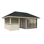 Hagestue Palmako Bianca 16,6 m2 Sett 207 Slide