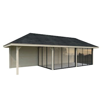 Hagestue Palmako Bianca 24,9 m2 Sett 218 Slide