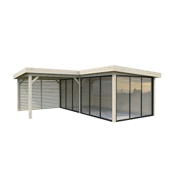 Hagestue Palmako Lenna 24,9 m2 Set 414 Slide