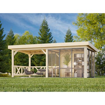 Hagestue Palmako Lenna 16,6 m2 Set 404 Slide