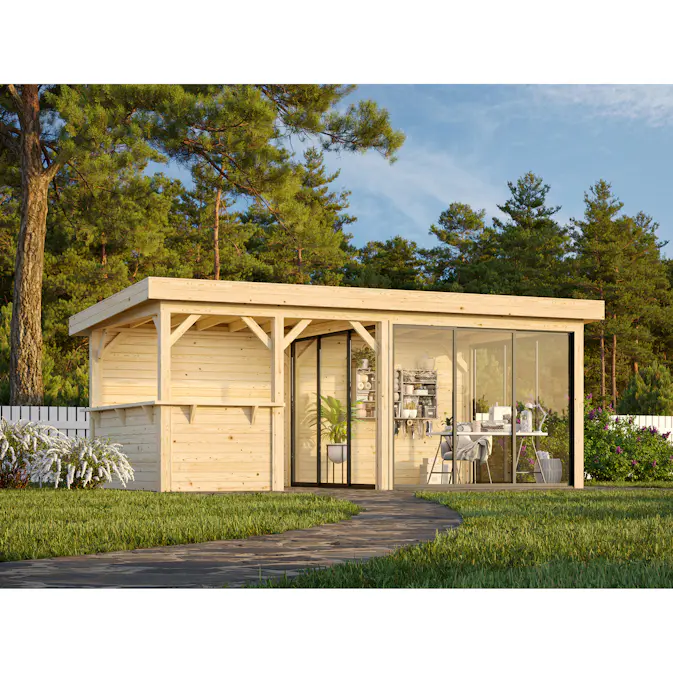 Hagestue Palmako Lenna 24,9 m2 Set 409 Slide