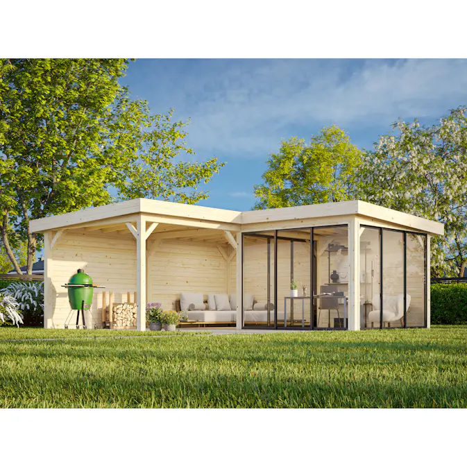 Hagestue Palmako Lenna 24,9 m2 Set 412 Slide