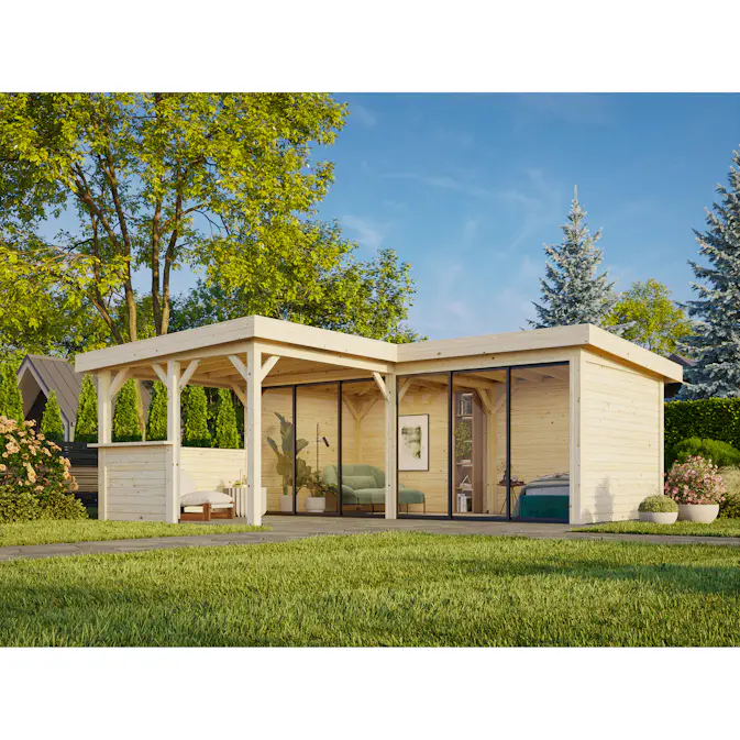 Hagestue Palmako Lenna 24,9 m2 Set 422 Slide