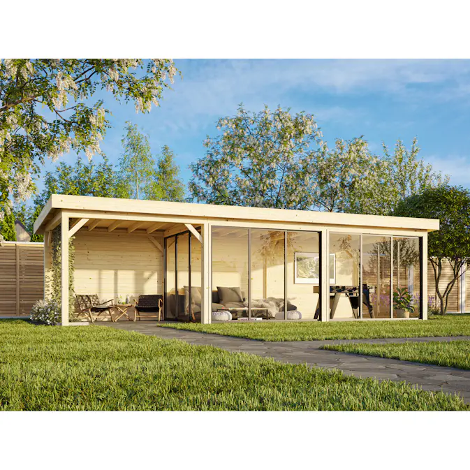 Hagestue Palmako Lenna 24,9 m2 Set 418 Slide