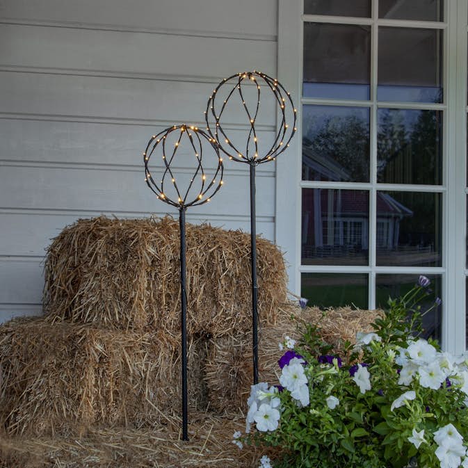 Utendørsdekorasjon Star Trading Sphere Kule 2stk LV