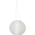 Solcelledekorasjon Star Trading Festival 25 cm Hvit