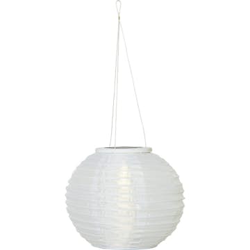 Solcelledekorasjon Star Trading Festival 25 cm Hvit