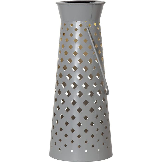 Solcelledekorasjon Star Trading Romby Grå