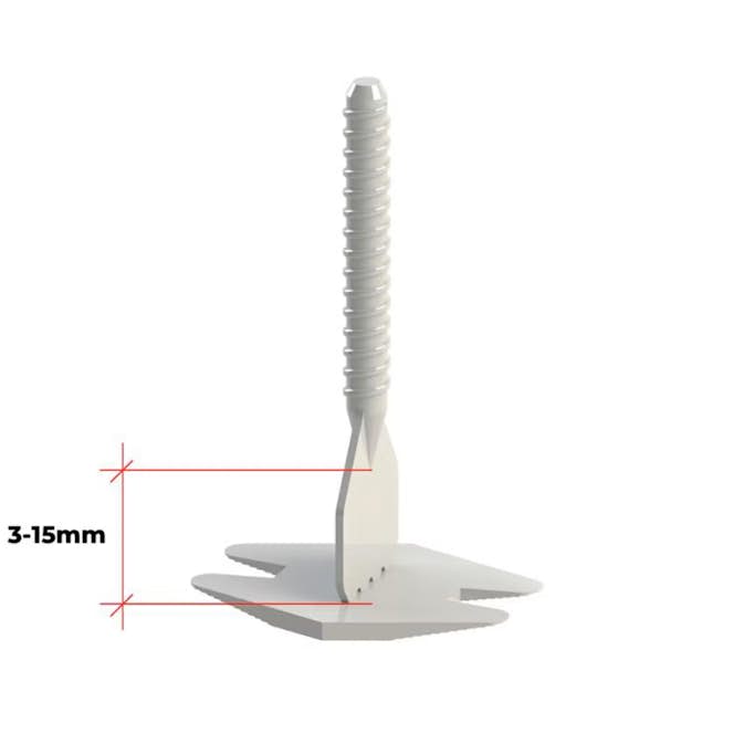 Hurricane Nivåskruv 2 mm 250 st