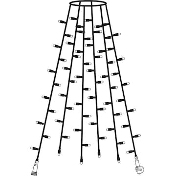 Lyslenke Star Trading Extra System 24 Trelampe Extra