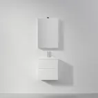 Möbelpaket INR Viskan Grip med Spegel Feel, Grepplist och Tvättställ med 2 lådor