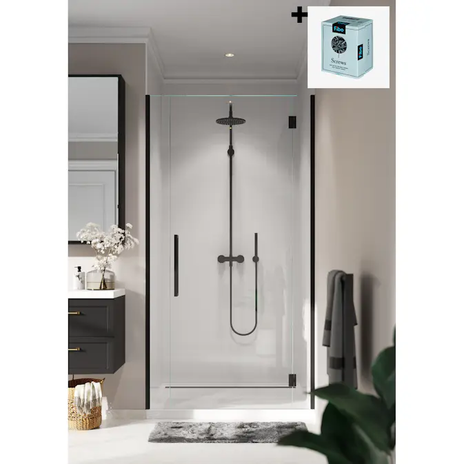 Baderomspanel Fibo 1091 M0303 Rhodos White med Monteringsskruer