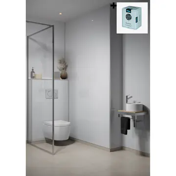 Baderomspanel Fibo 5091 M00 Athen White med Monteringsskruer