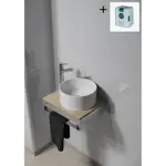 Baderomspanel Fibo 5091 M6040 Athen White med Monteringsskruer