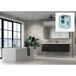 Baderomspanel Fibo 8053 M6030 Lentini Grey med Monteringsskruer