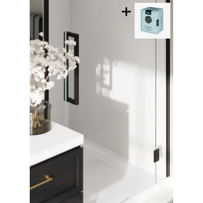 Baderomspanel Fibo 1091 M10 Rhodos White med Monteringsskruer