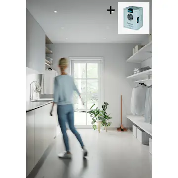 Baderomspanel Fibo 1091 M6060 Rhodos White med Monteringsskruer