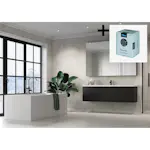 Baderomspanel Fibo 8054 M00 Lentini Light med Monteringsskruer