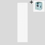 Baderomspanel Fibo 3091 M0303 Denver White med Monteringsskruer