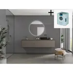 Baderomspanel Fibo 4054 M0303 Antracite med Monteringsskruer