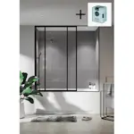 Baderomspanel Fibo 0089 M6040 Aberdeen med Monteringsskruer