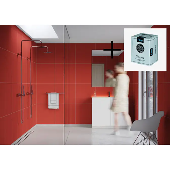 Baderomspanel Fibo 0528 M6060 Lima med Monteringsskruer