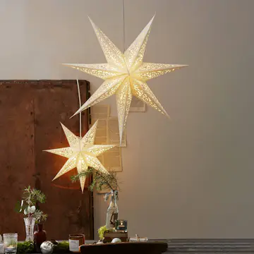 Adventstjerne Star Trading Lace Papirstjerne