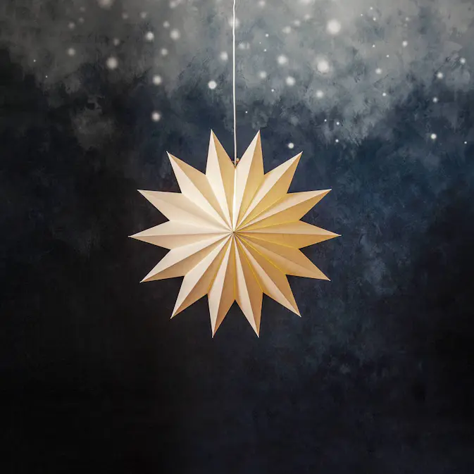 Adventstjerne Star Trading Plain Papirstjerne 60 cm
