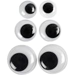 Rulleøyne Creativ Company Ikke Selvklebende 12+14+20 mm 18 Mix/1 Pk