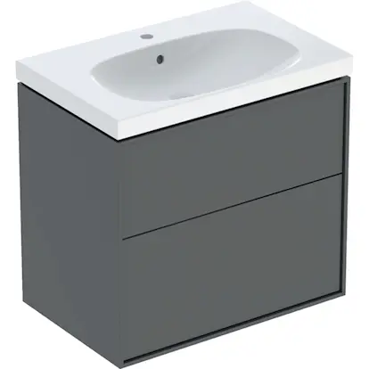 Tvättställsskåp Ifö Sense Art 75 med Avställningsyta och 2 Lådor