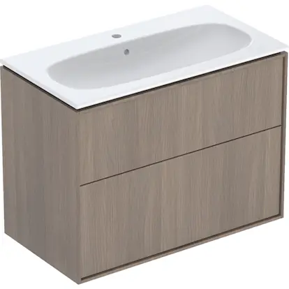 Tvättställsskåp Ifö Sense Art Smal Design 90 med 2 Lådor